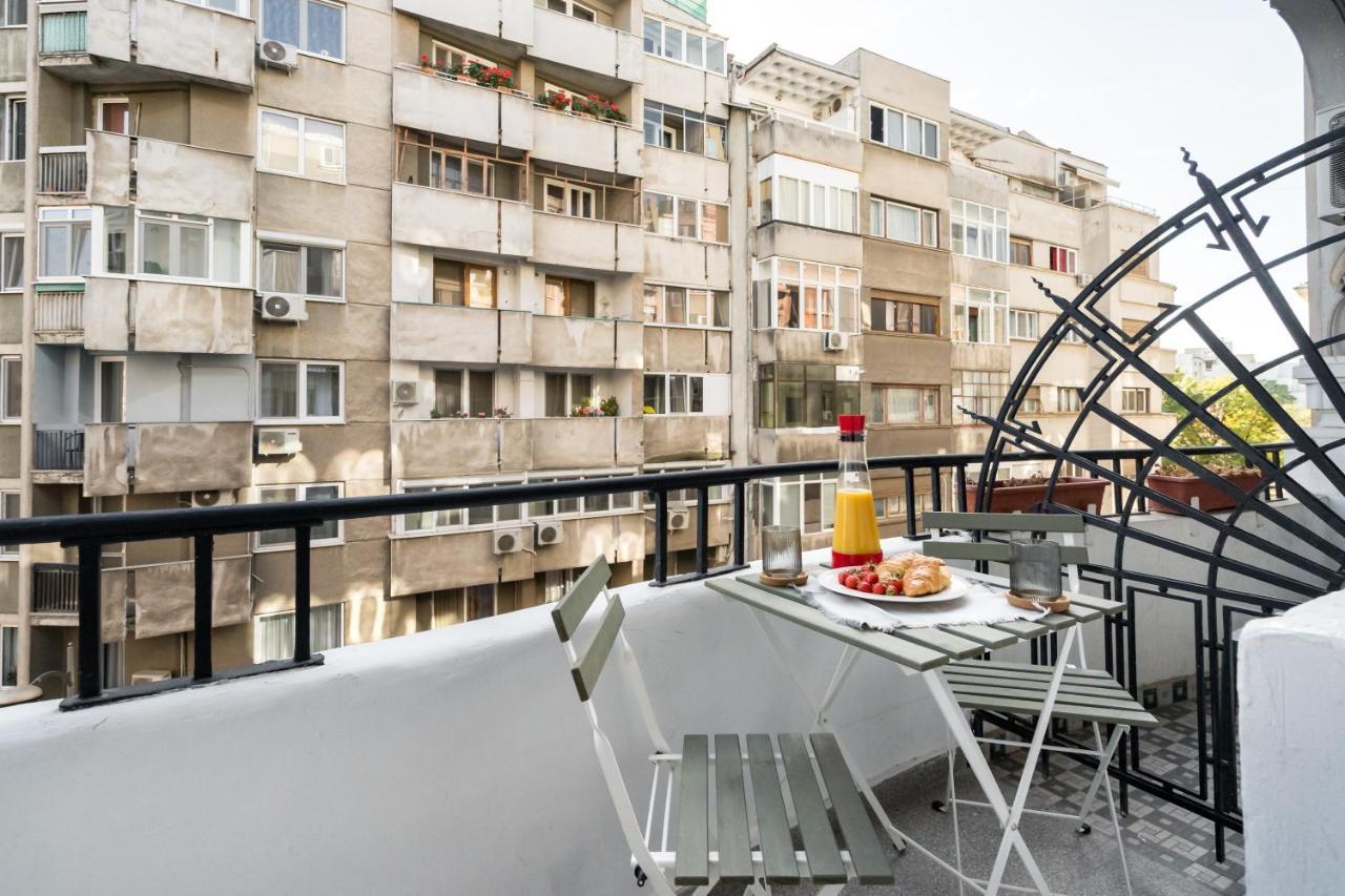 Cismigiu Serenity: 1Br Flat With Scenic Balcony Bucareste Exterior foto